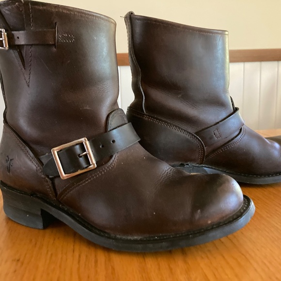 Frye Boots low rise Engineering style - Picture 3 of 11